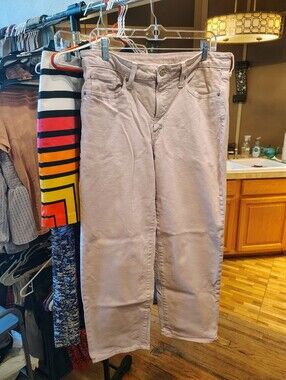Women's Straight Leg Jeans — Light Mauve